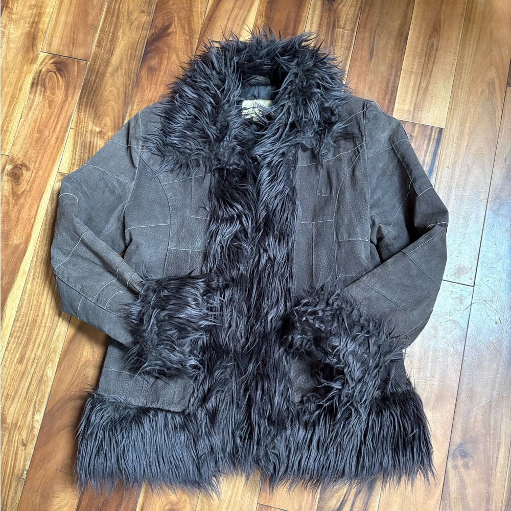 Y2K PATCHWORK PENNY LANE COAT